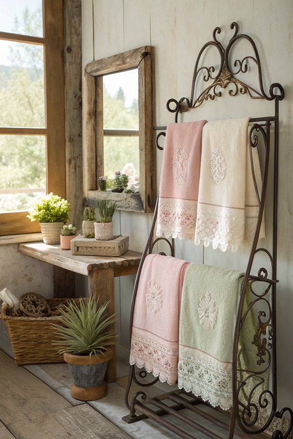 vintage towel holder styles