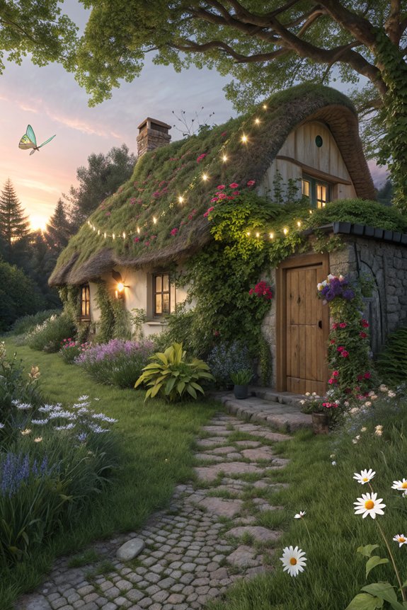whimsical fairy tale cottage