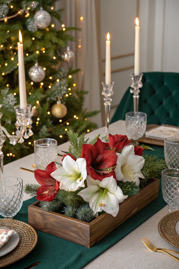 whimsical vintage ornament centerpiece