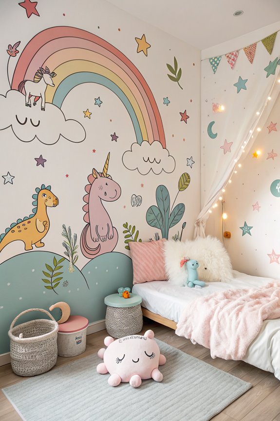 whimsical wall stickers ideas