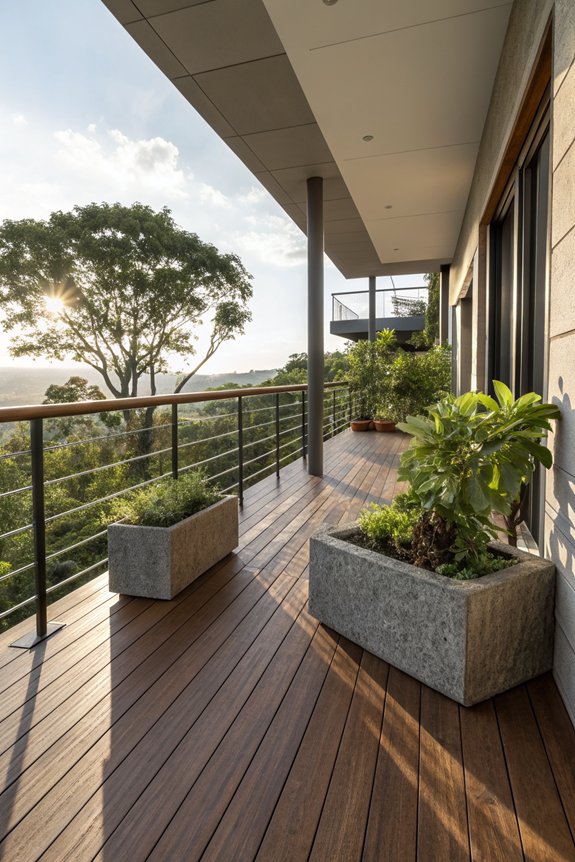 wood and materials contrast