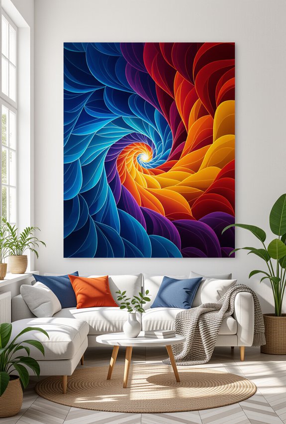 bold statement oversized art