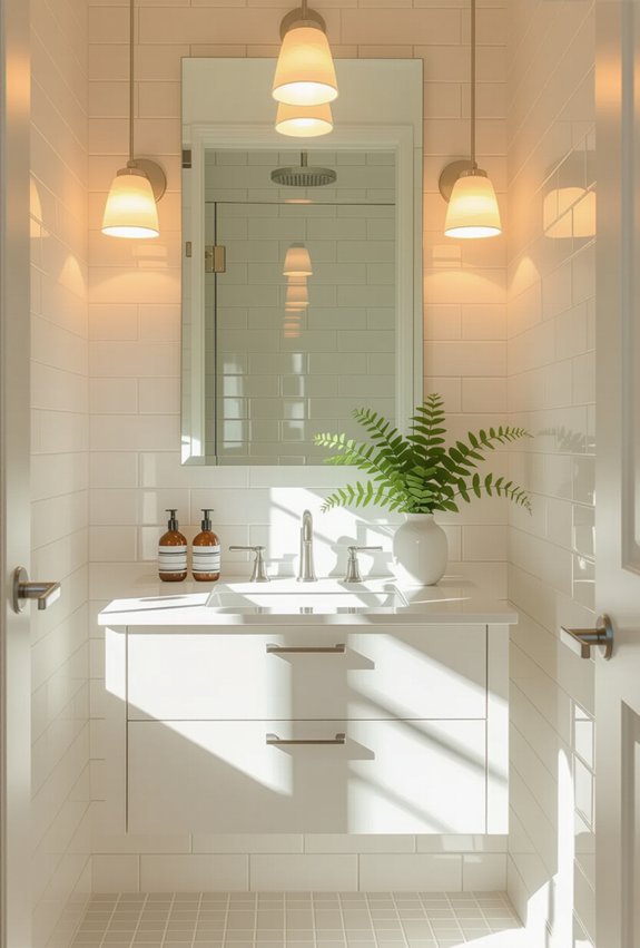 bright lighting enhances ambiance