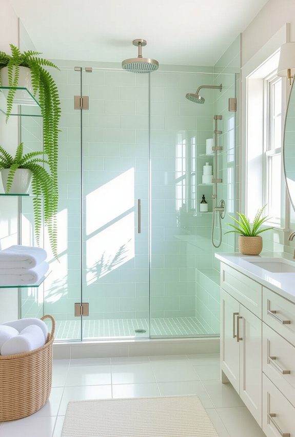 brighten with glass features