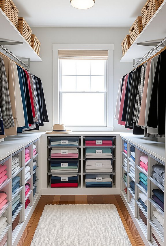 clear containers enhance organization