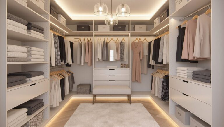 clever storage for small closets