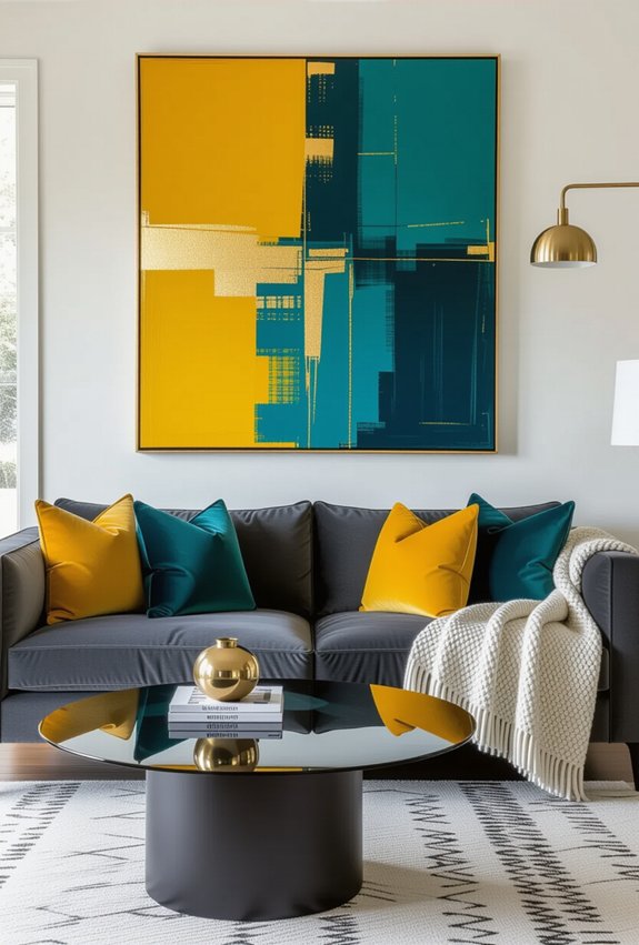 cohesive wall art selection