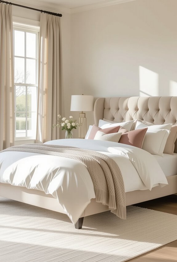 comfortable upholstered bed frames