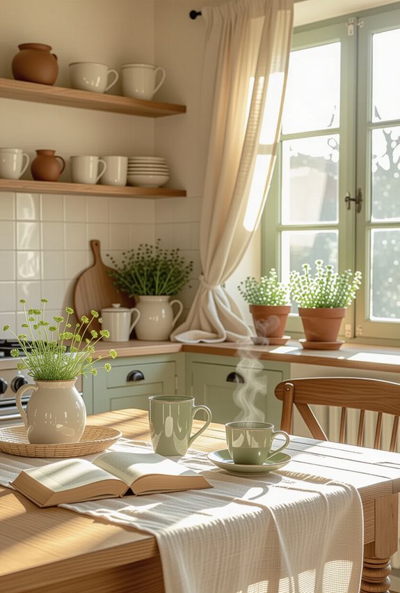 cozy inviting kitchen colors