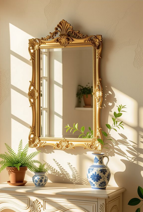 elegant vintage mirrors transform spaces