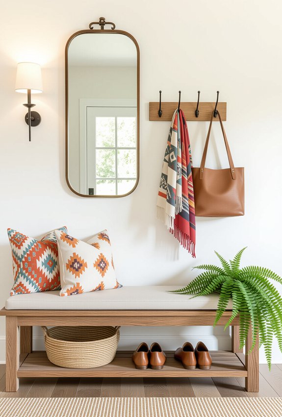 functional and stylish entryway