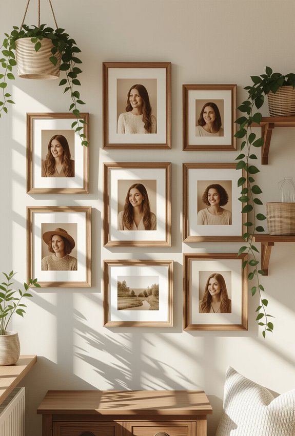 heartfelt memory wall decor