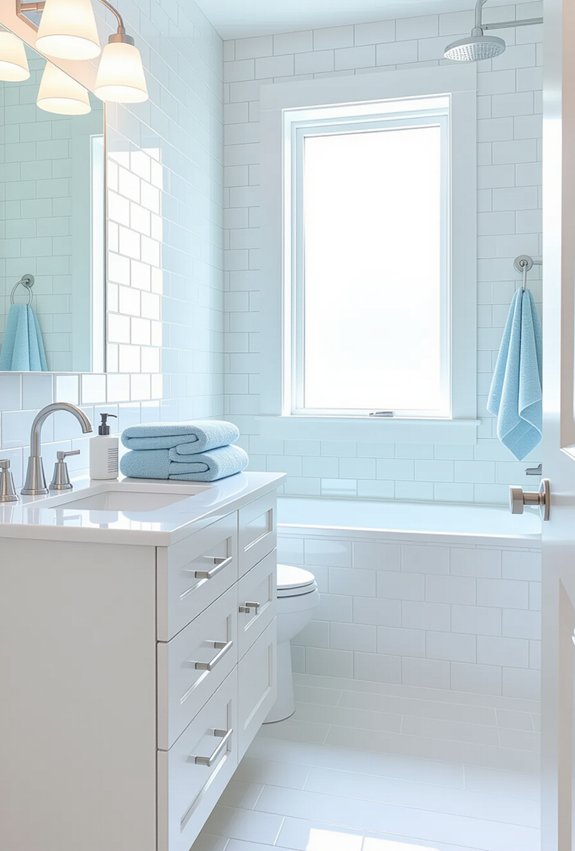 light colors create spaciousness