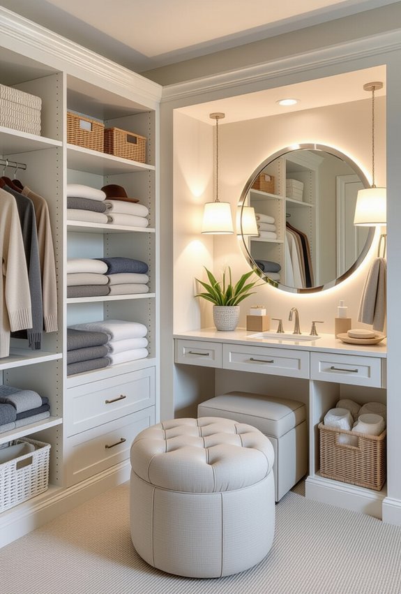 maximize corner closet storage