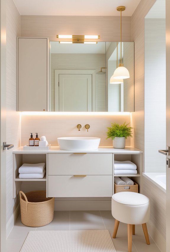 maximize space with multi functional furniture