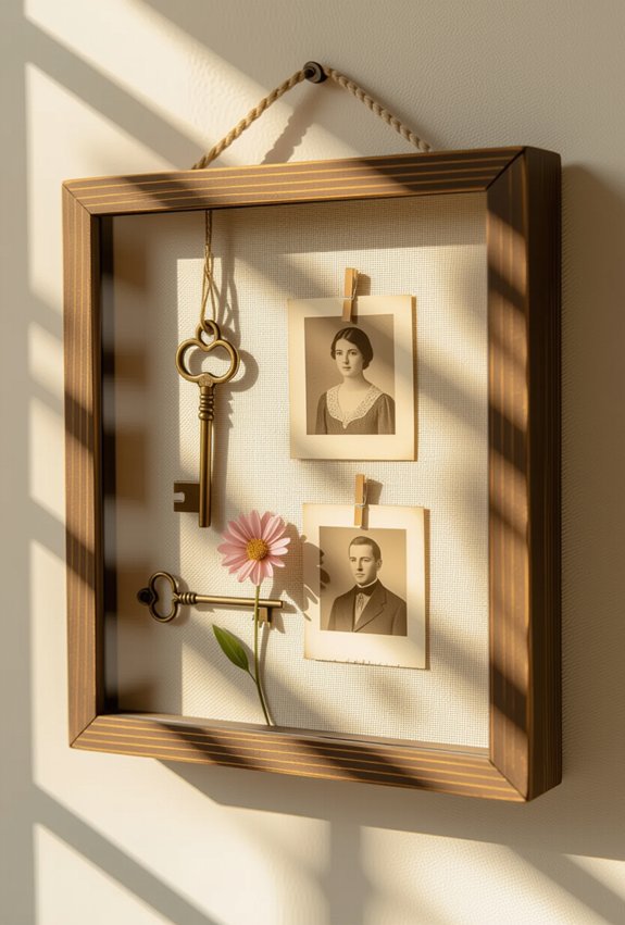 memorable treasures in shadowboxes