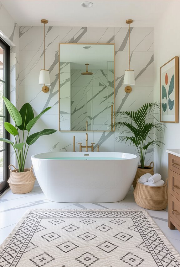 personalized bathroom artistic enhancements