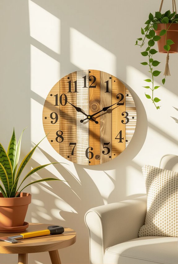 personalized stylish wall clock