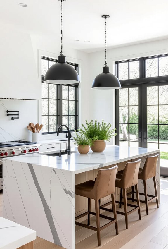 seamless inviting kitchen hub
