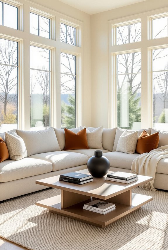 stylish comfortable sectional sofas