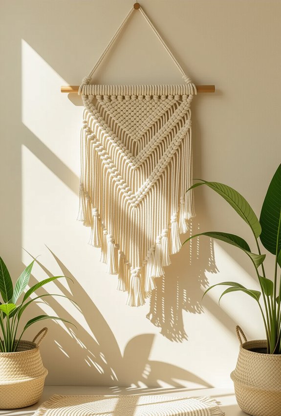 textured warmth through macram