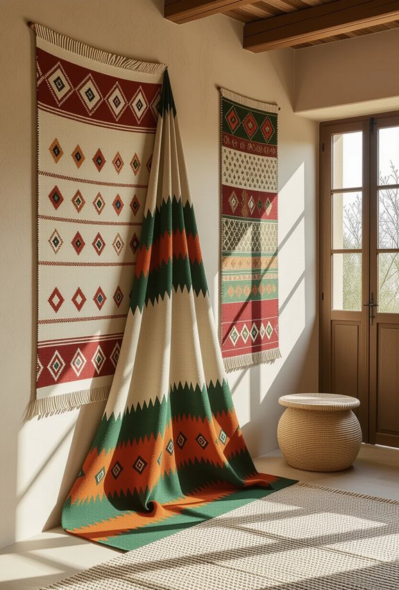 textured warmth with fabrics
