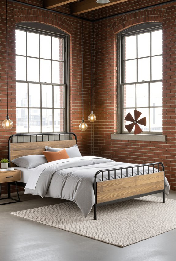 urban industrial bed frames