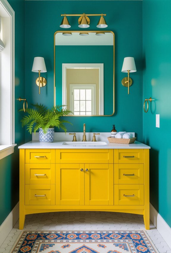 vibrant bathroom design tips