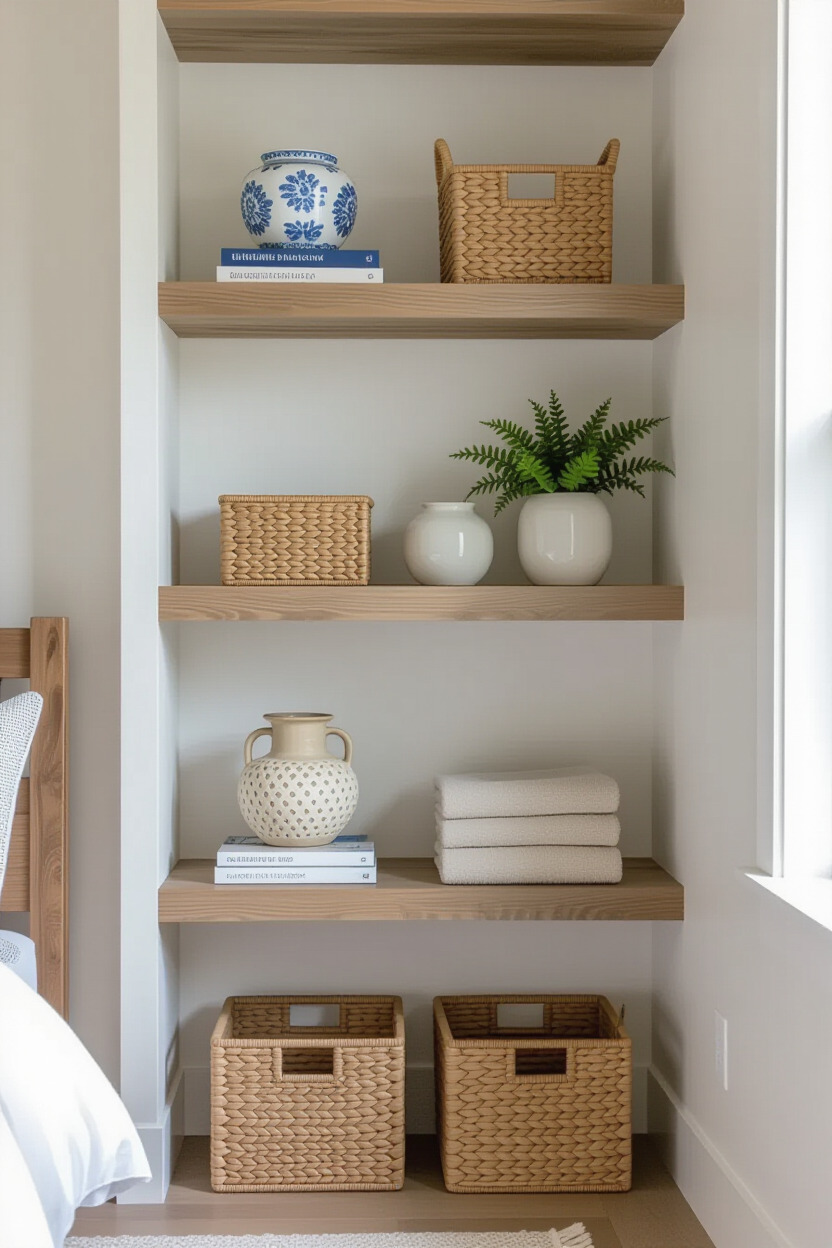 Personalized decor items in a bedroom