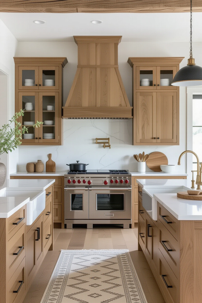 Kitchen with customized cabinetry tailored to the homeowner's style