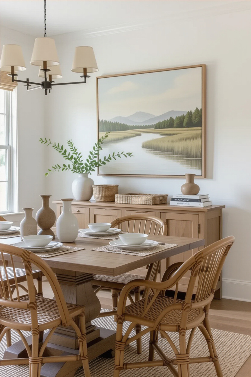 Cohesive dining room accessories