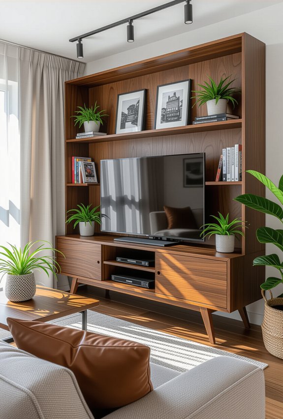 corner tv units maximize space