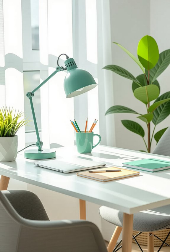 desk colors affect productivity