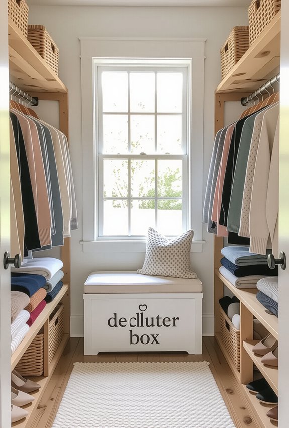donation box decluttering routine