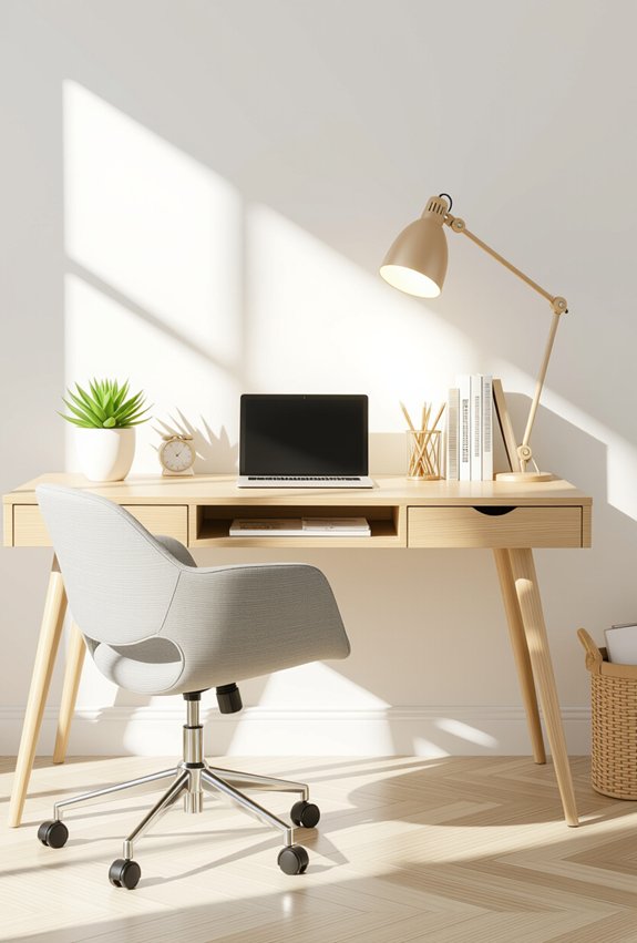 ergonomic study table features