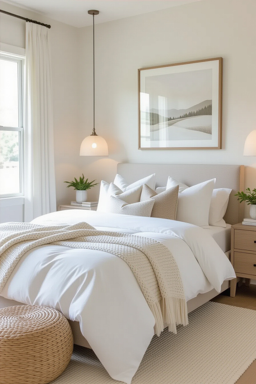 Cozy master bedroom with inviting decor