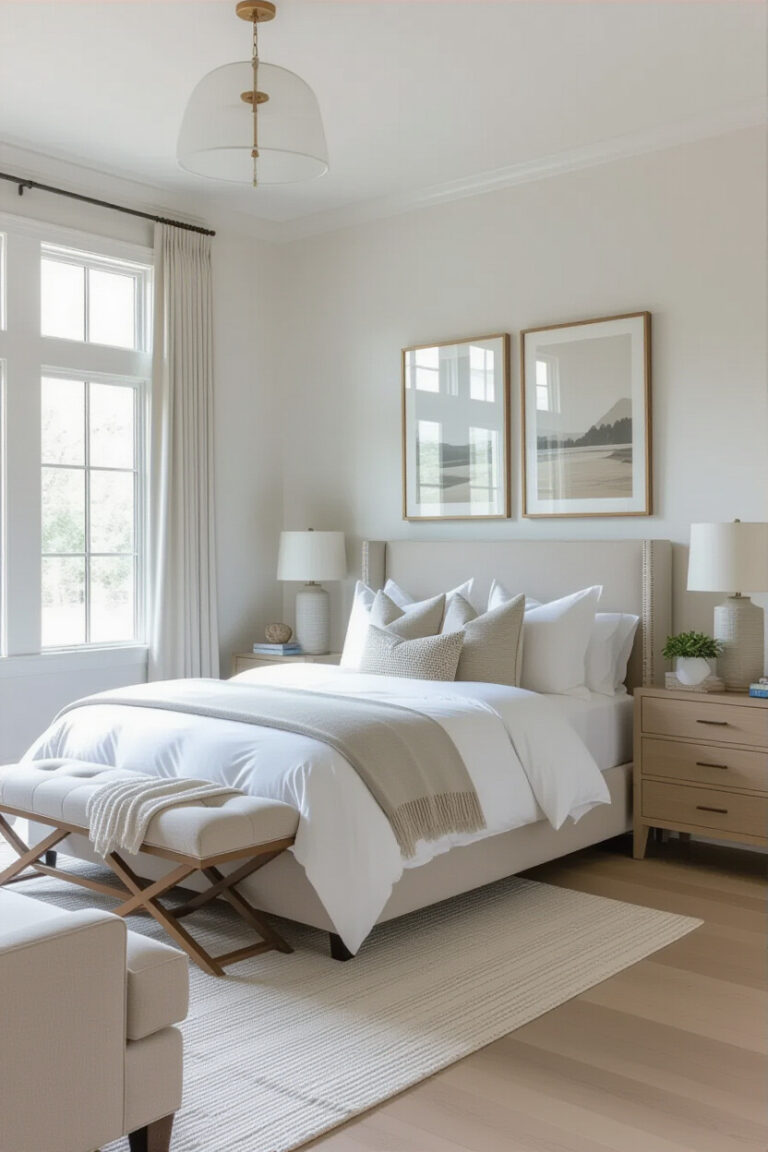 Timeless modern bedroom interior design