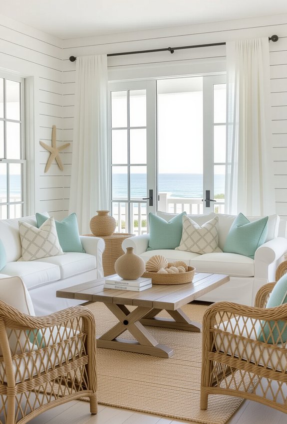 light airy coastal serenity