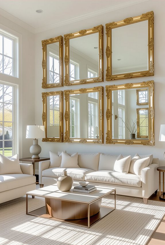 mirrors enhance space illusions
