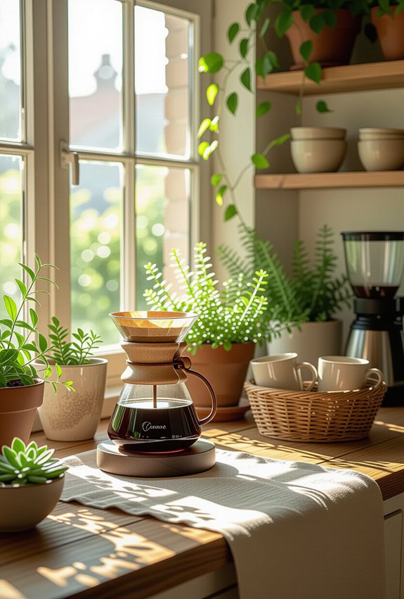 natural elements enhance coffee