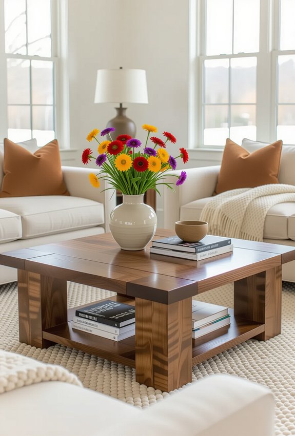 personalized square coffee tables