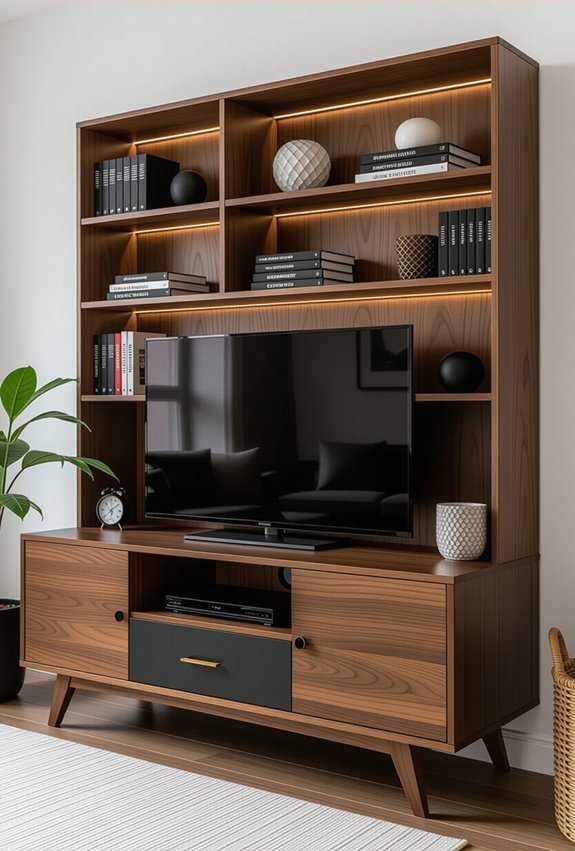 showcase versus conceal storage