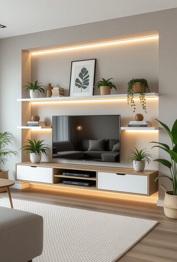 sleek design space saving solution