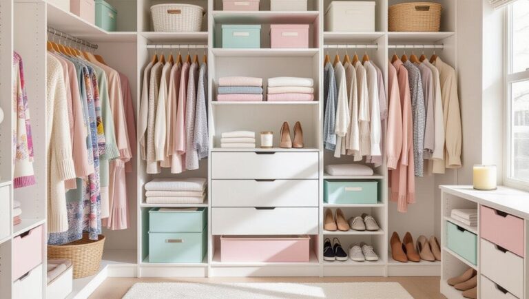 small closet organization tips