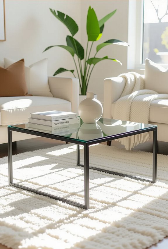 stylish functional square tables
