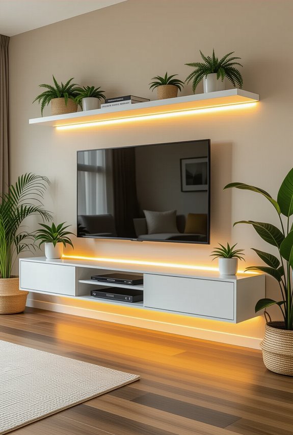stylish space saving tv units
