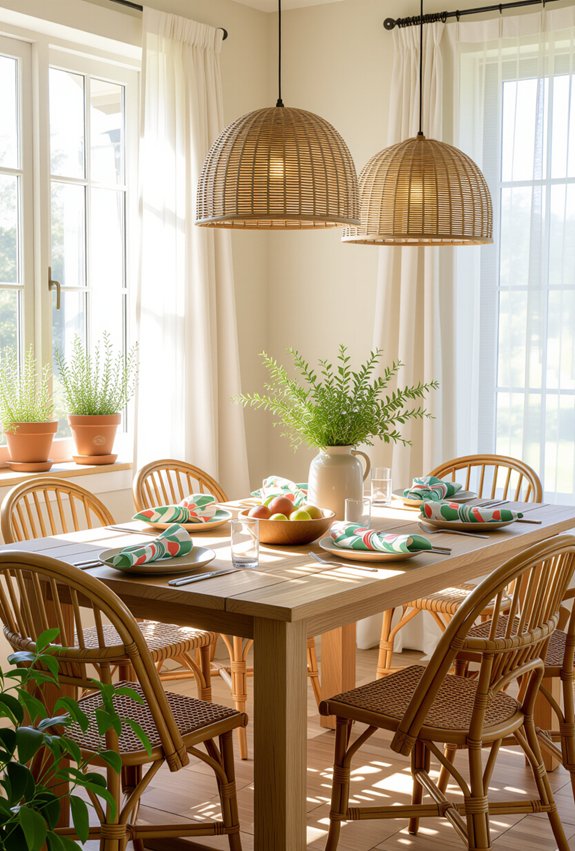 sustainable dining area design