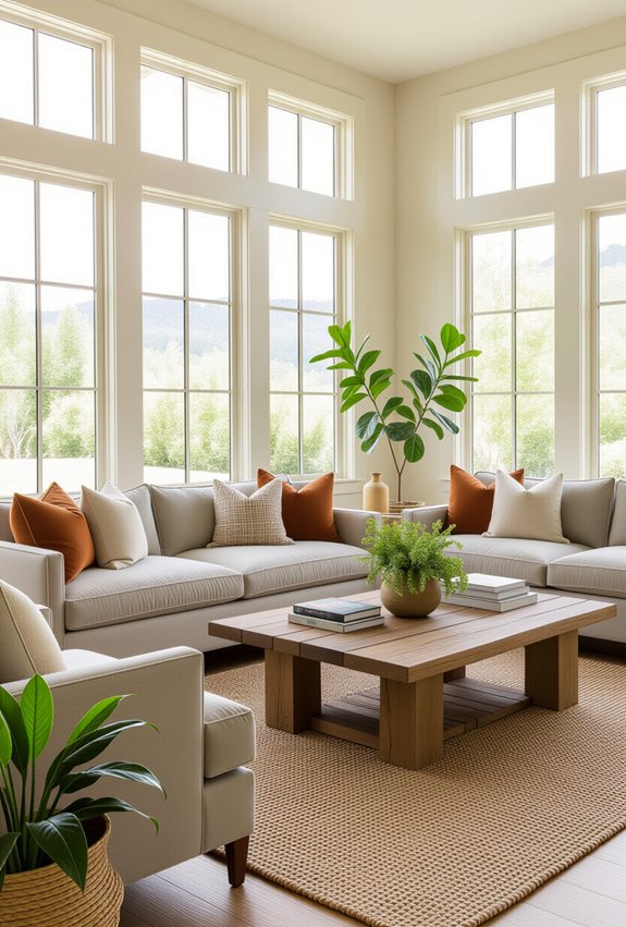 sustainable materials for living rooms