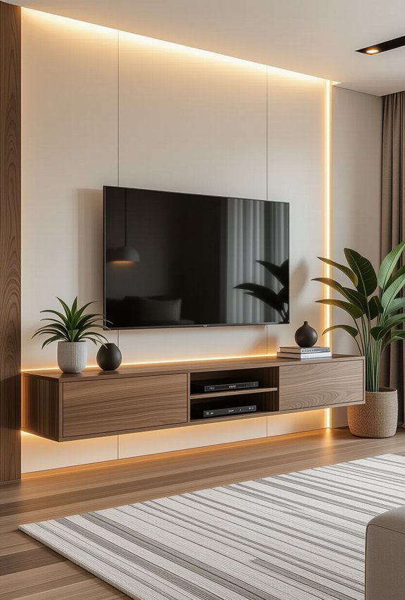 tailored floating tv units