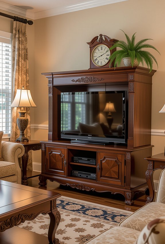 timeless wooden tv cabinets